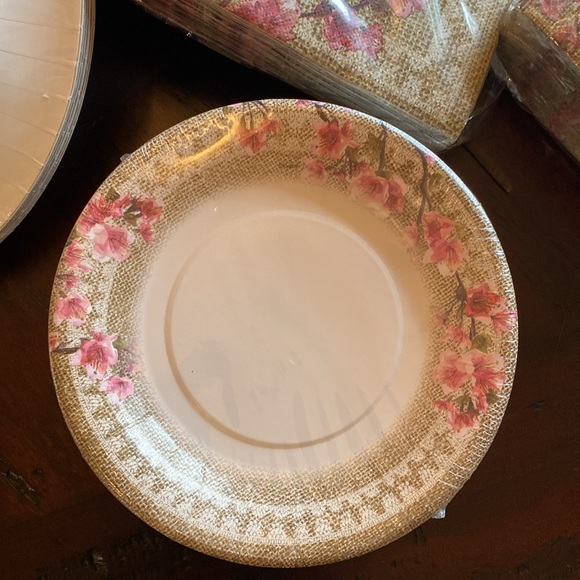 Beautiful paper plate set. - Picture 4 of 9